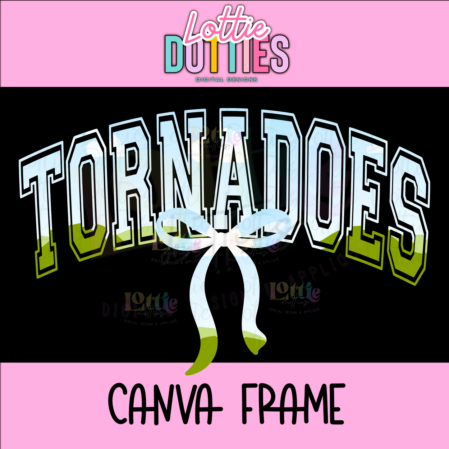 Tornadoes Canva Frame - Canva Frames - Digital Download