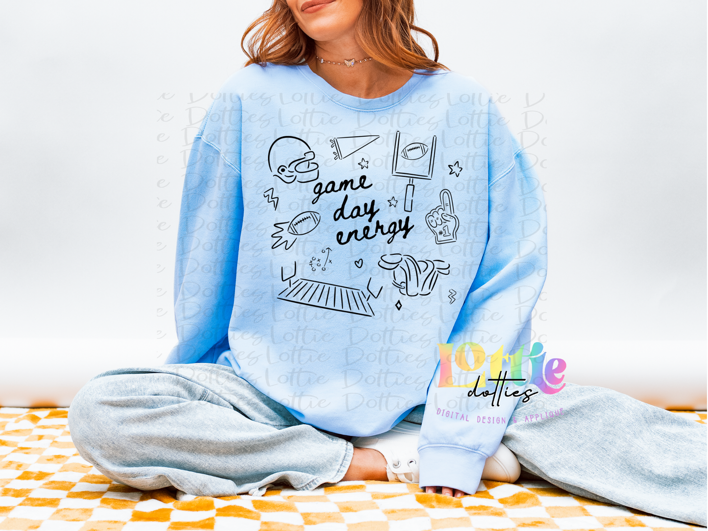 Game Day Energy PNG | Football Design | Sports Mom Shirt Graphic | Game Day Digital Download