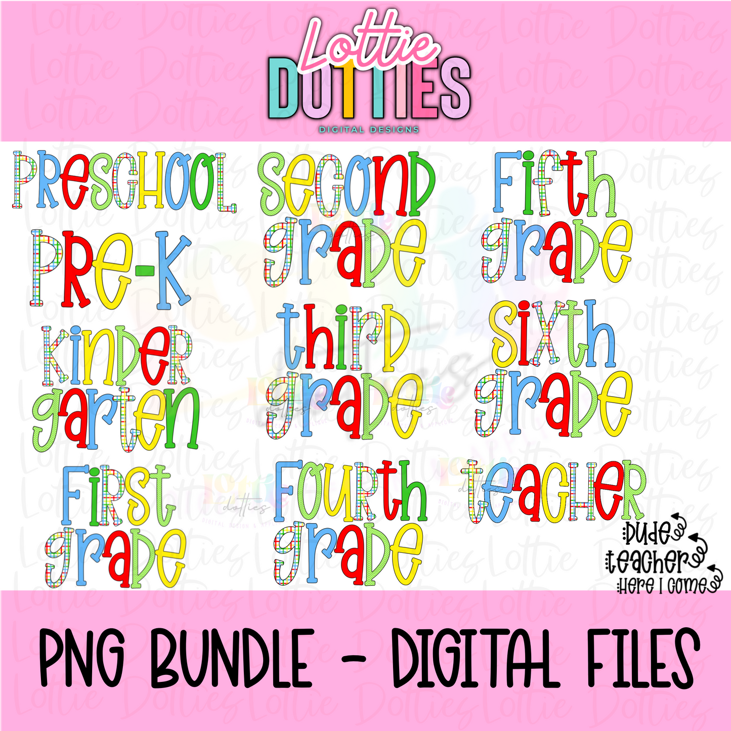 Primary School Grade Bundle - School Bundle - Instant Download