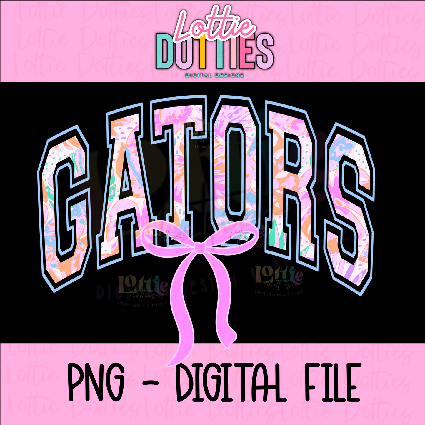 Gators PNG - Digital Download - Sublimation Design - Orange and Blue poppy - Gators coquette design