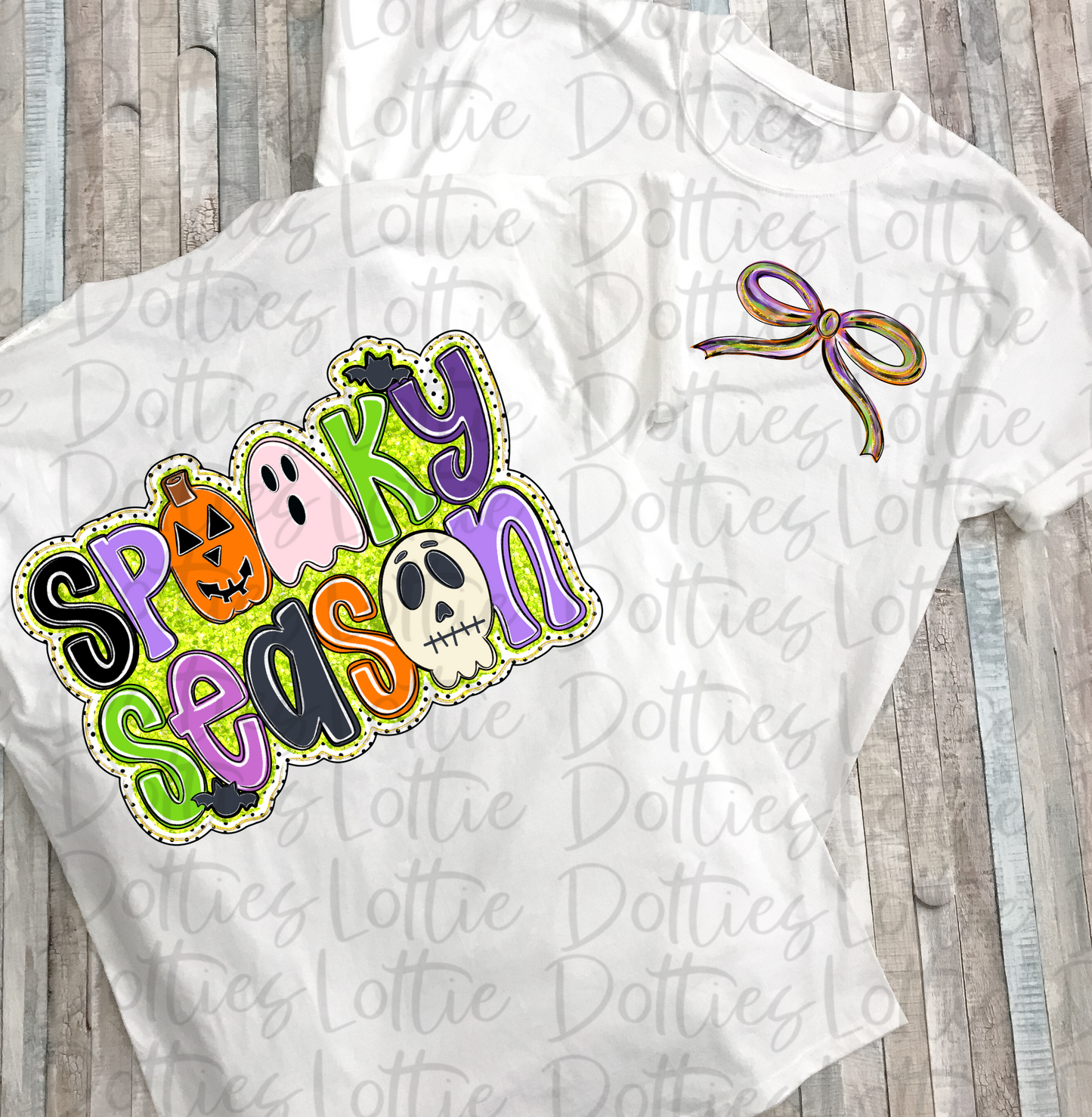Spooky Season Dottie PNG - Dottie Sublimation - Digital Download