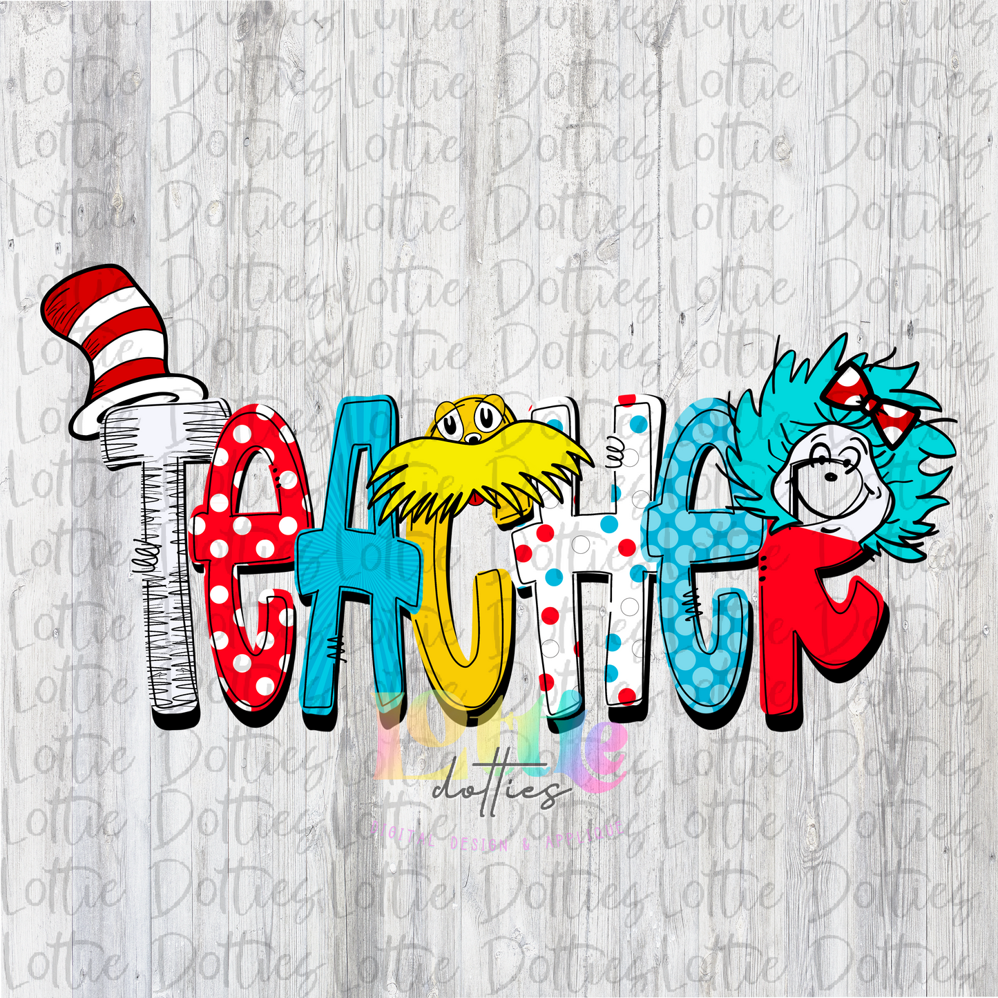 Teacher PNG - Digital Download - Read Across America