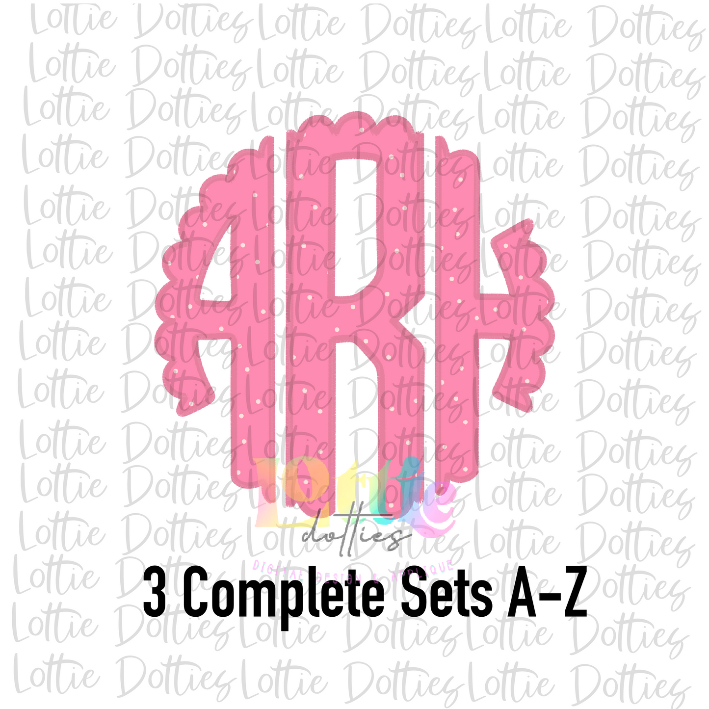 Fairy Dots Alpha- Alphabet Clipart - Instant Download - Alpha Pack