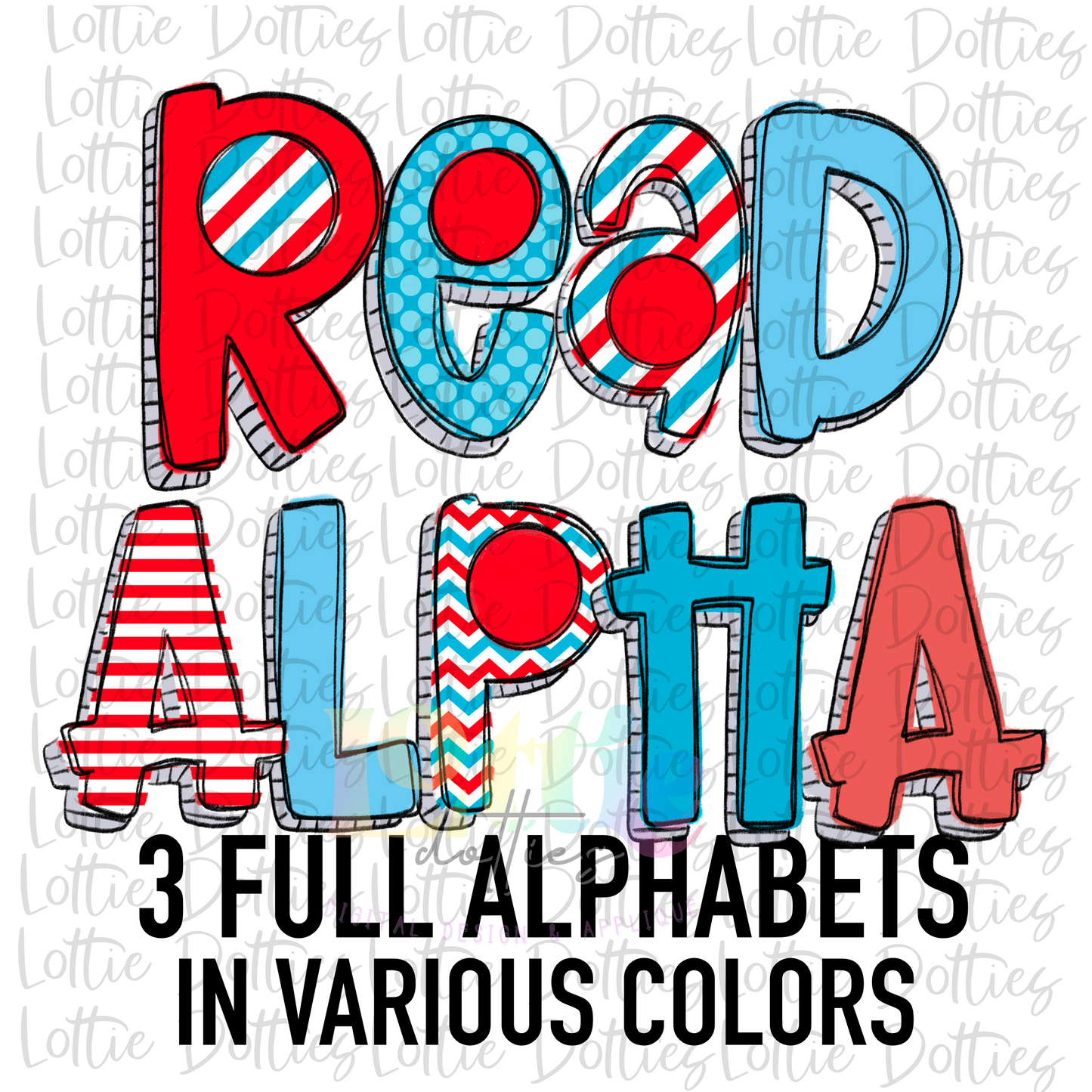 Read Across America pop Alphabet - Alpha Pack - Alphabet Clipart - Instant Download - Alpha Pack