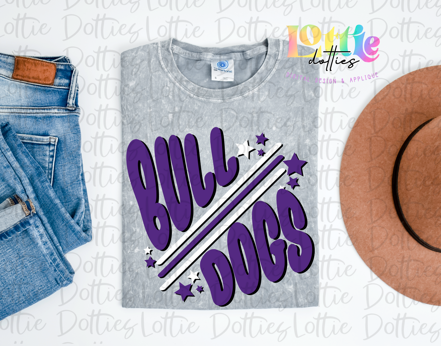 Bulldogs Png - Bulldogs Sublimation design - Digital Download - Purple