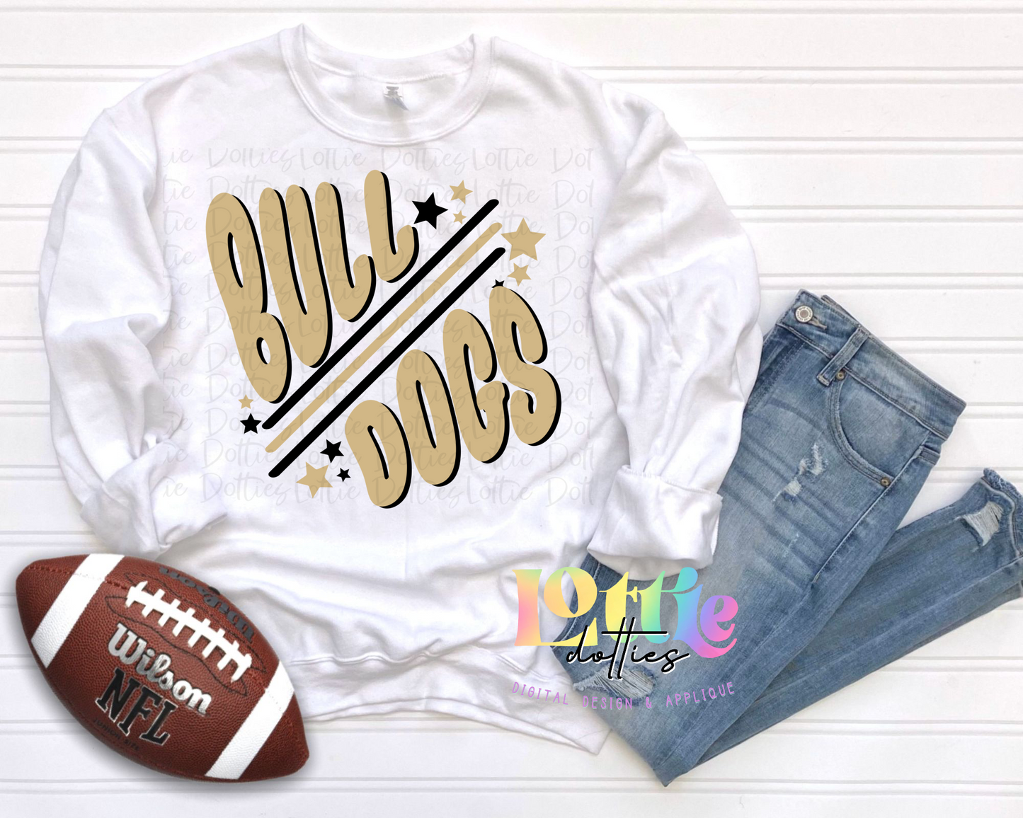 Bulldogs Png - Bulldogs Sublimation design - Digital Download - Vegas Gold