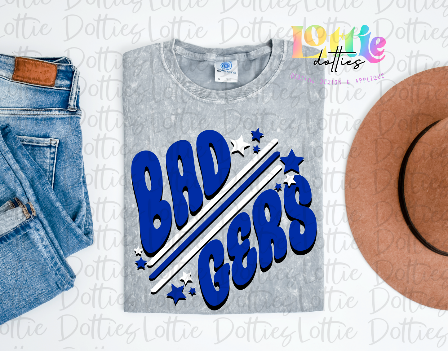 Badgers PNG - Badgers Sublimation design - Digital Download - Royal Blue