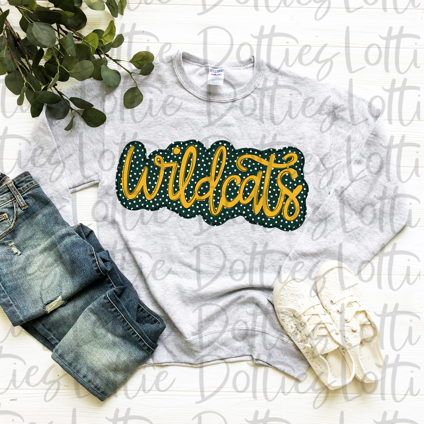 Wildcats PNG - Wildcats Sublimation - Digital Download - Green and Gold