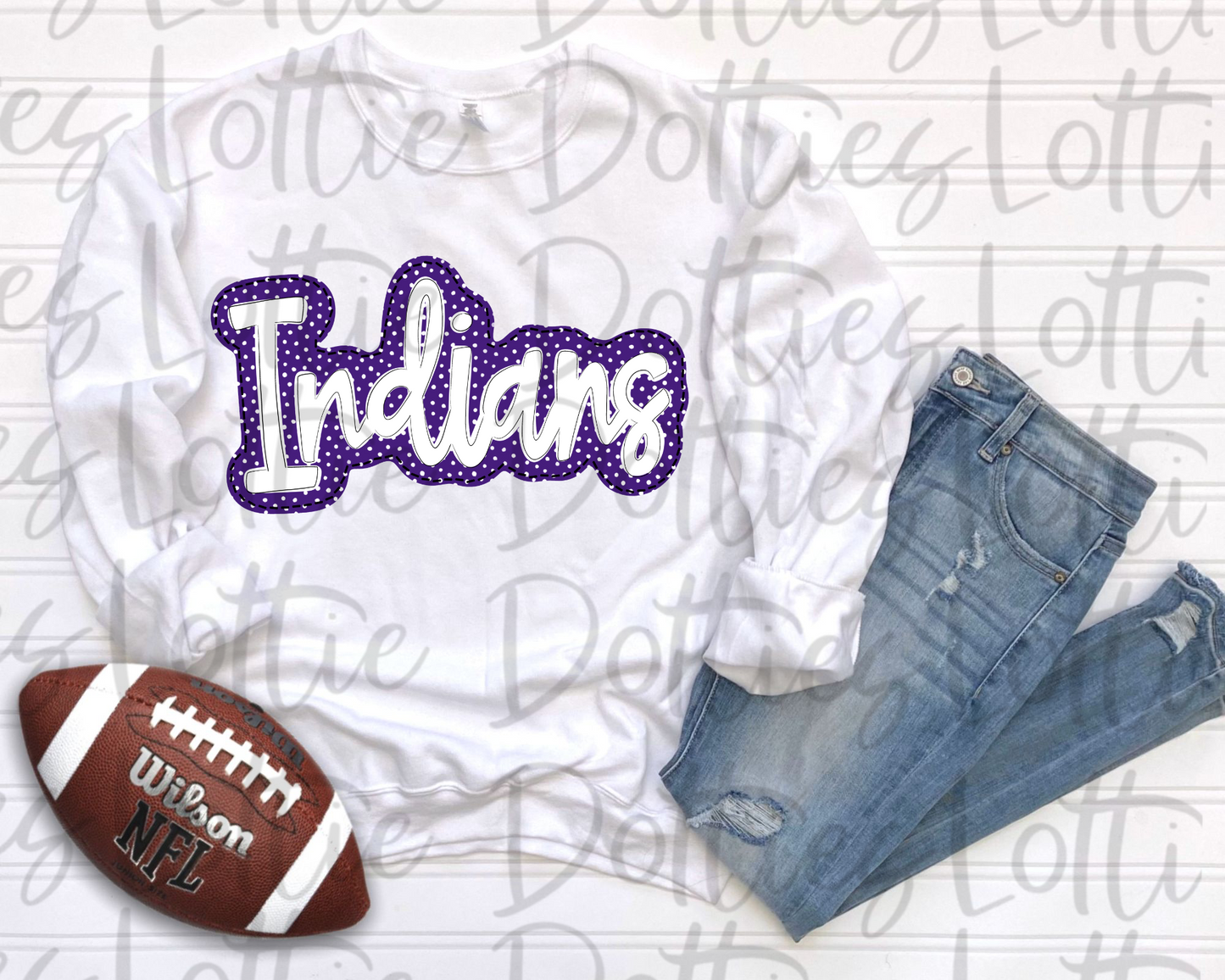 Indians PNG - Indians sublimation design - Digital Download - Purple and White