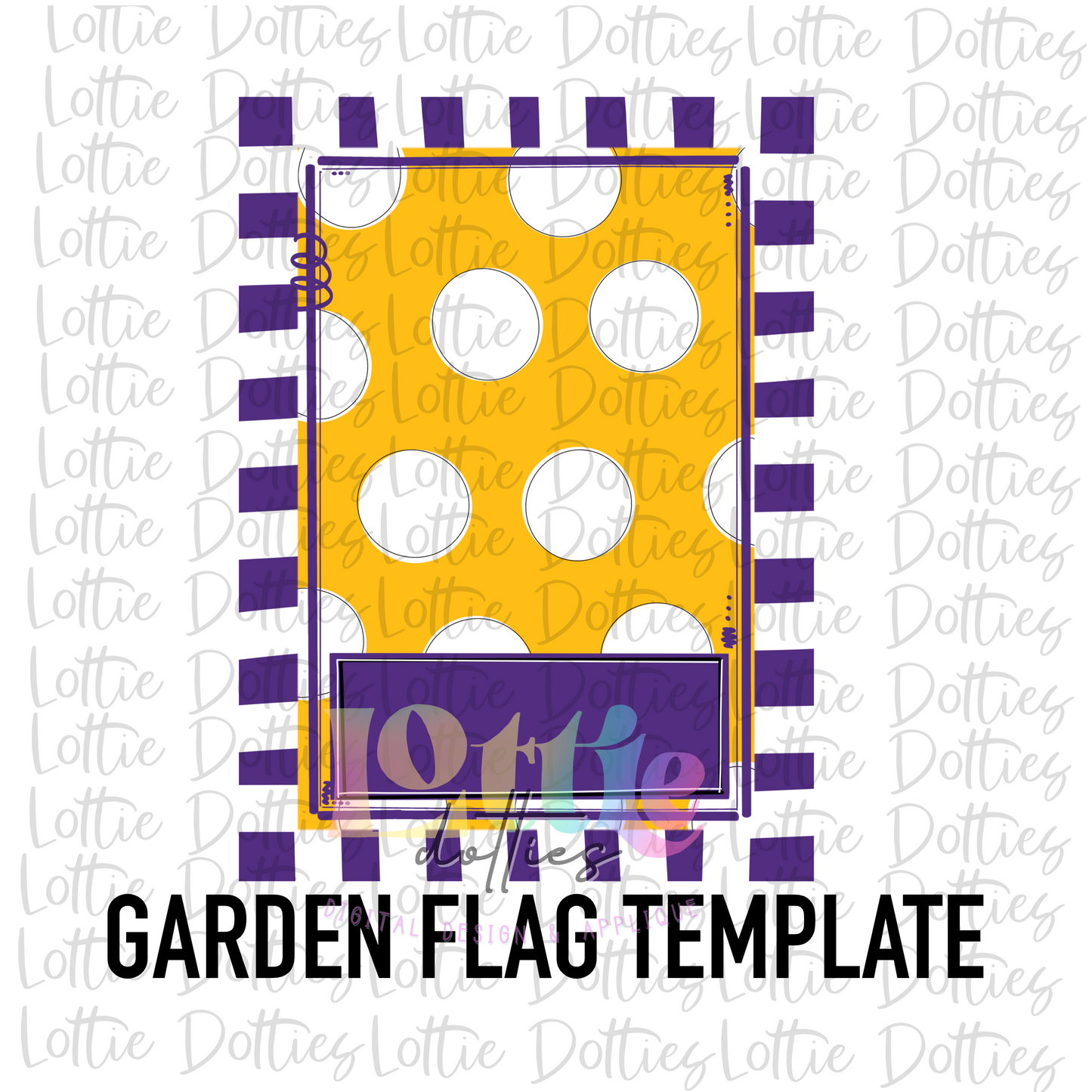 Blank Flag - PNG - Blank - Sublimation - Digital Download - Purple and Gold