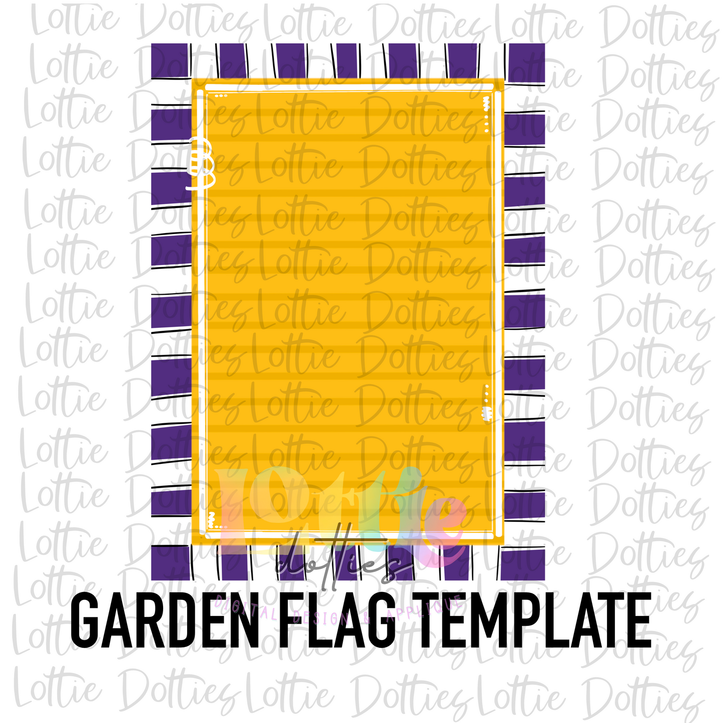 Blank Flag - PNG - Blank - Sublimation - Digital Download - Purple and Gold