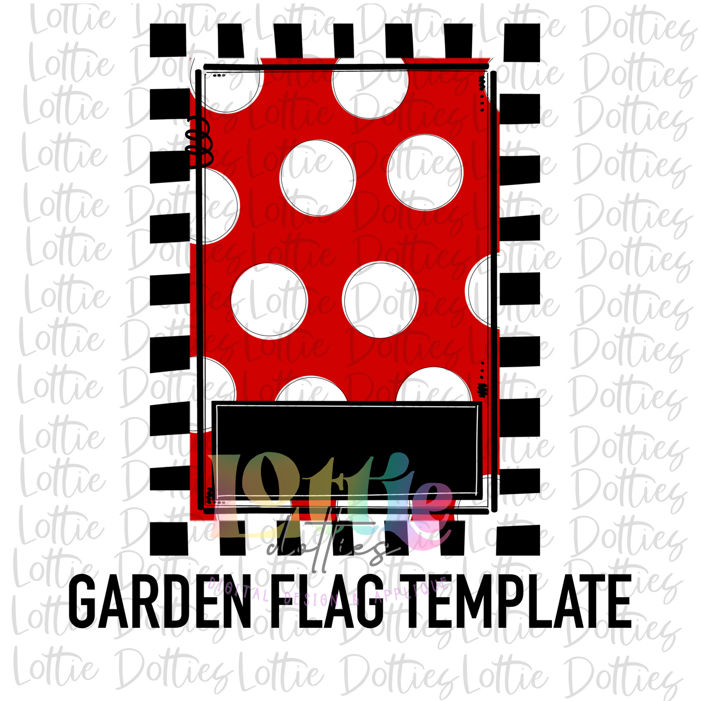 Blank Flag - PNG - Blank - Sublimation - Digital Download - Red and Black
