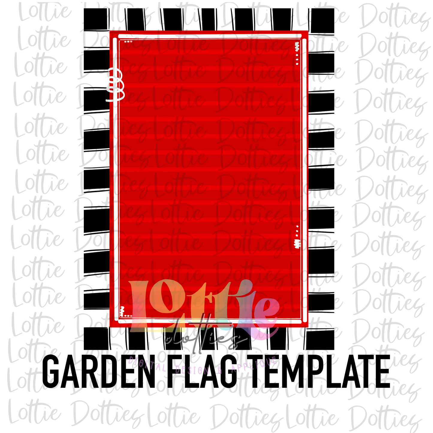 Blank Flag - PNG - Blank - Sublimation - Digital Download - Red and Black