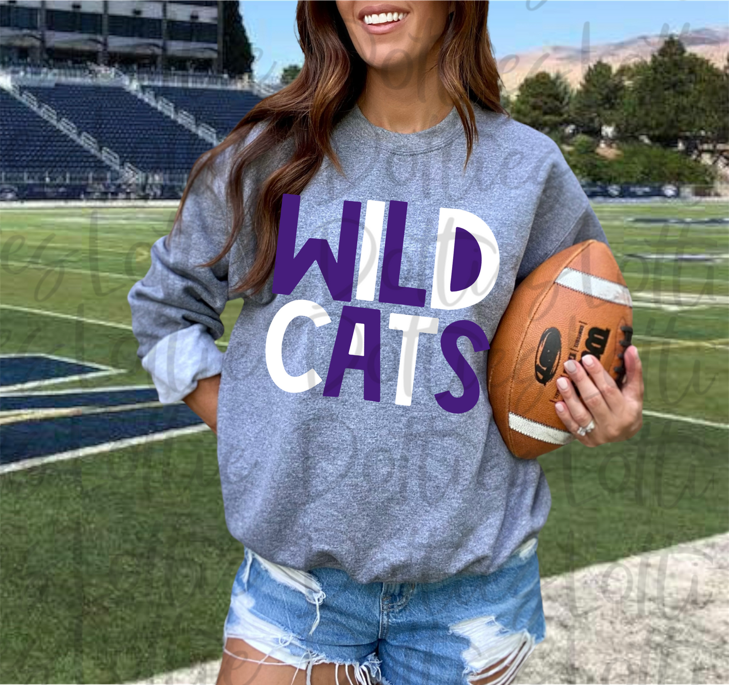 Wildcats PNG - Wildcats - sublimation design - Digital Download - Purple and White