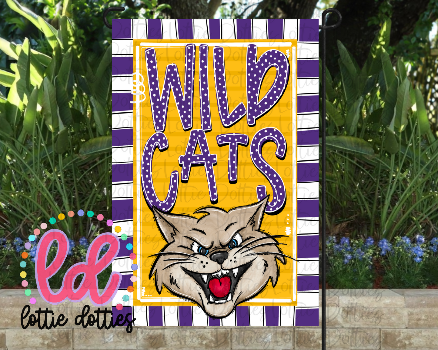 Wildcats Flag PNG - Wildcats Sublimation design - Digital Download