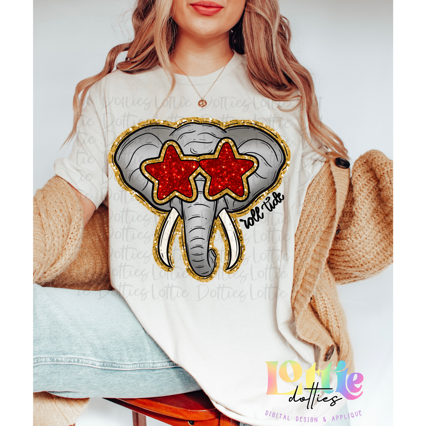 Elephant PNG - Alabama Sublimation - Digital Download