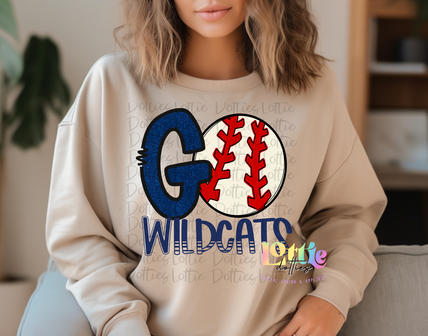 Go Wildcats PNG - Baseball sublimation design - Digital Download