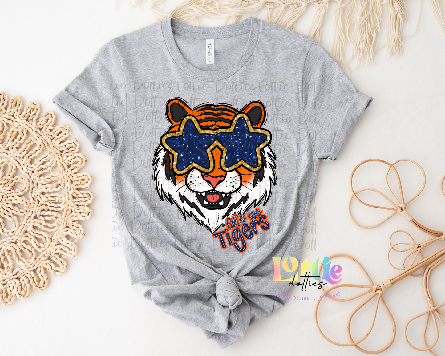 Let’s Go Tigers PNG - Tigers sublimation design - Digital Download - Orange and Navy