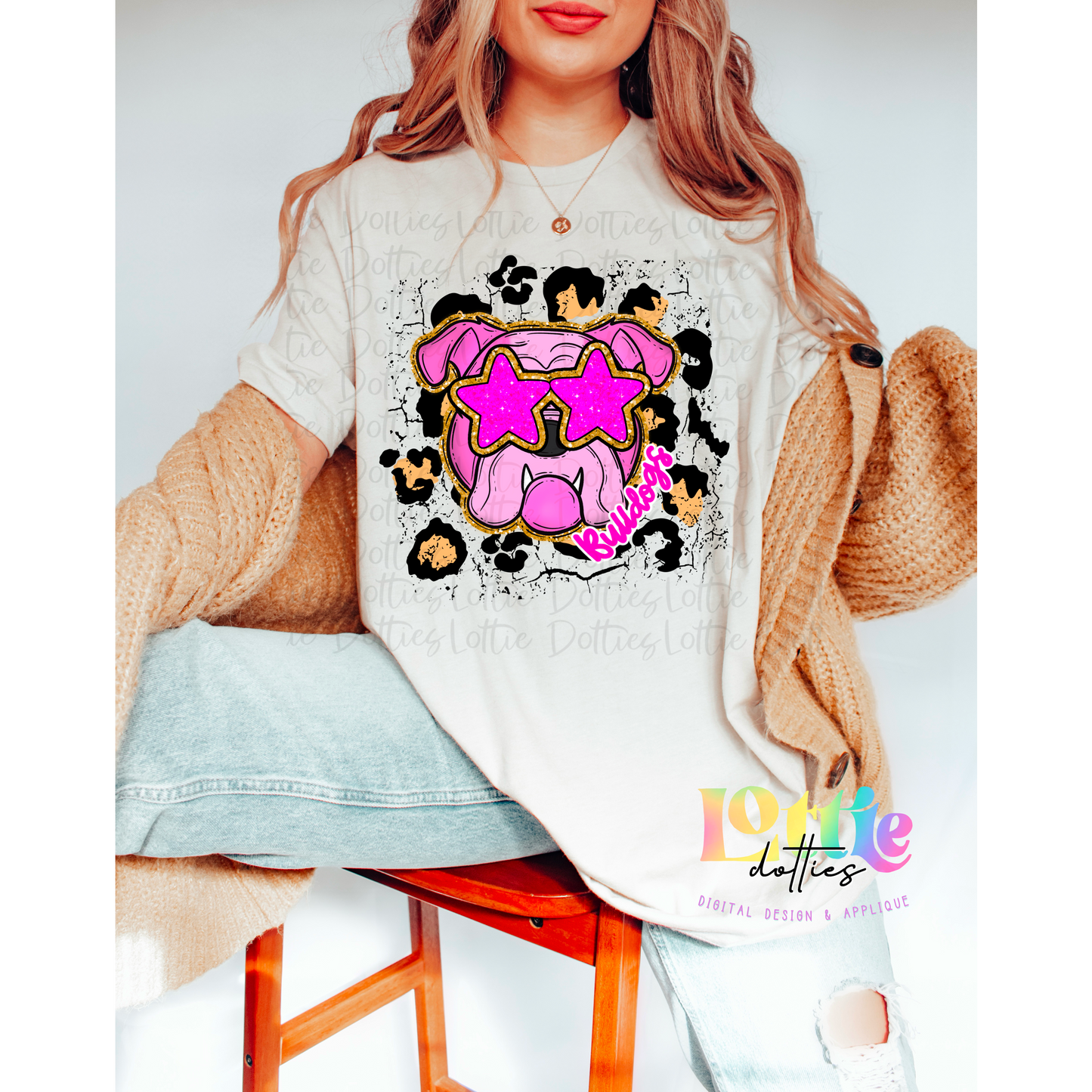 Bulldogs PNG - Bulldogs - sublimation design - Digital Download - Pink