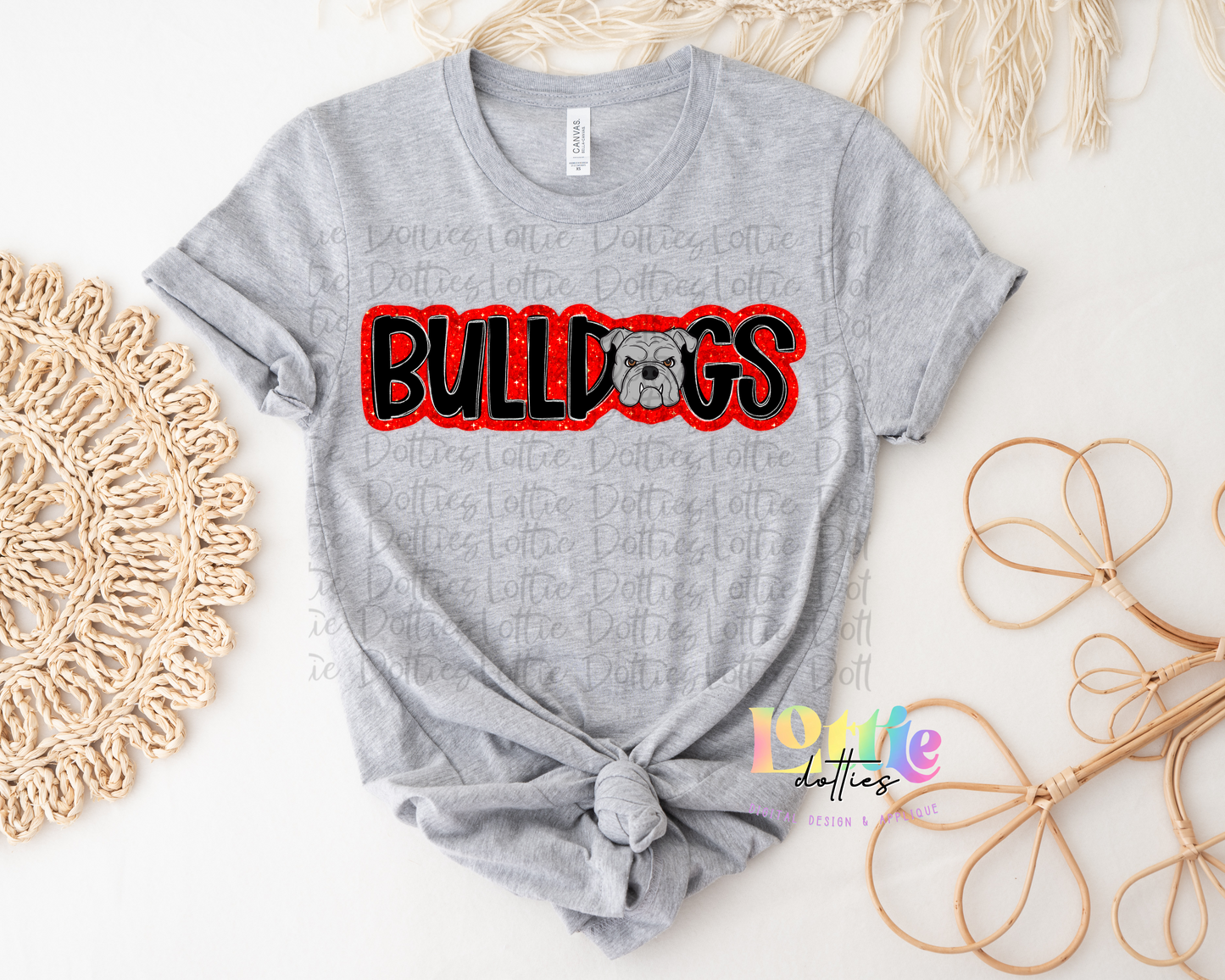 Bulldogs PNG - Bulldogs - sublimation design - Digital Download - Red and Gray