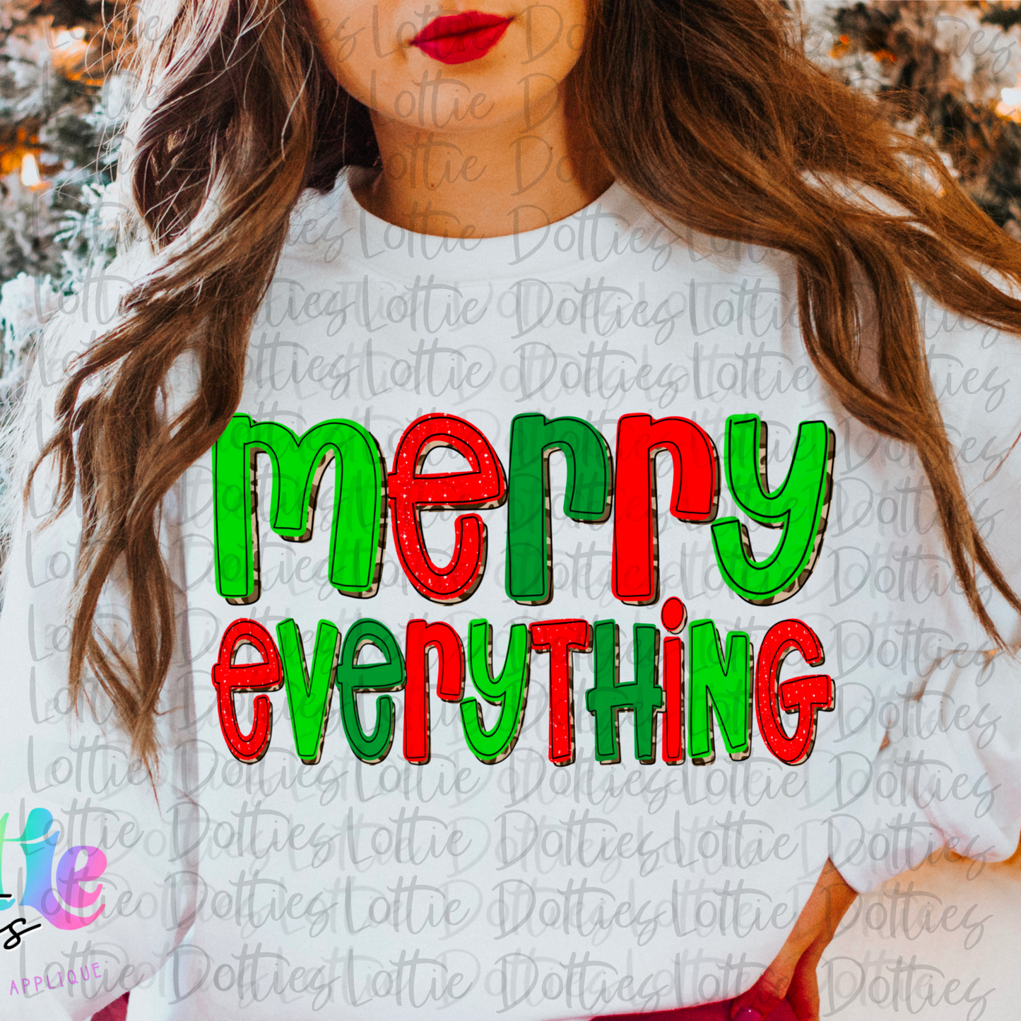 Merry Everything Png - Christmas Sublimation Design- Digital Download