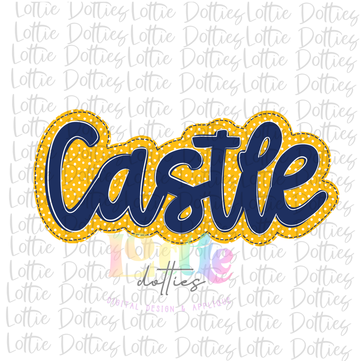 Castle PNG - Castle Sublimation- Digital Download- Gold and Navy
