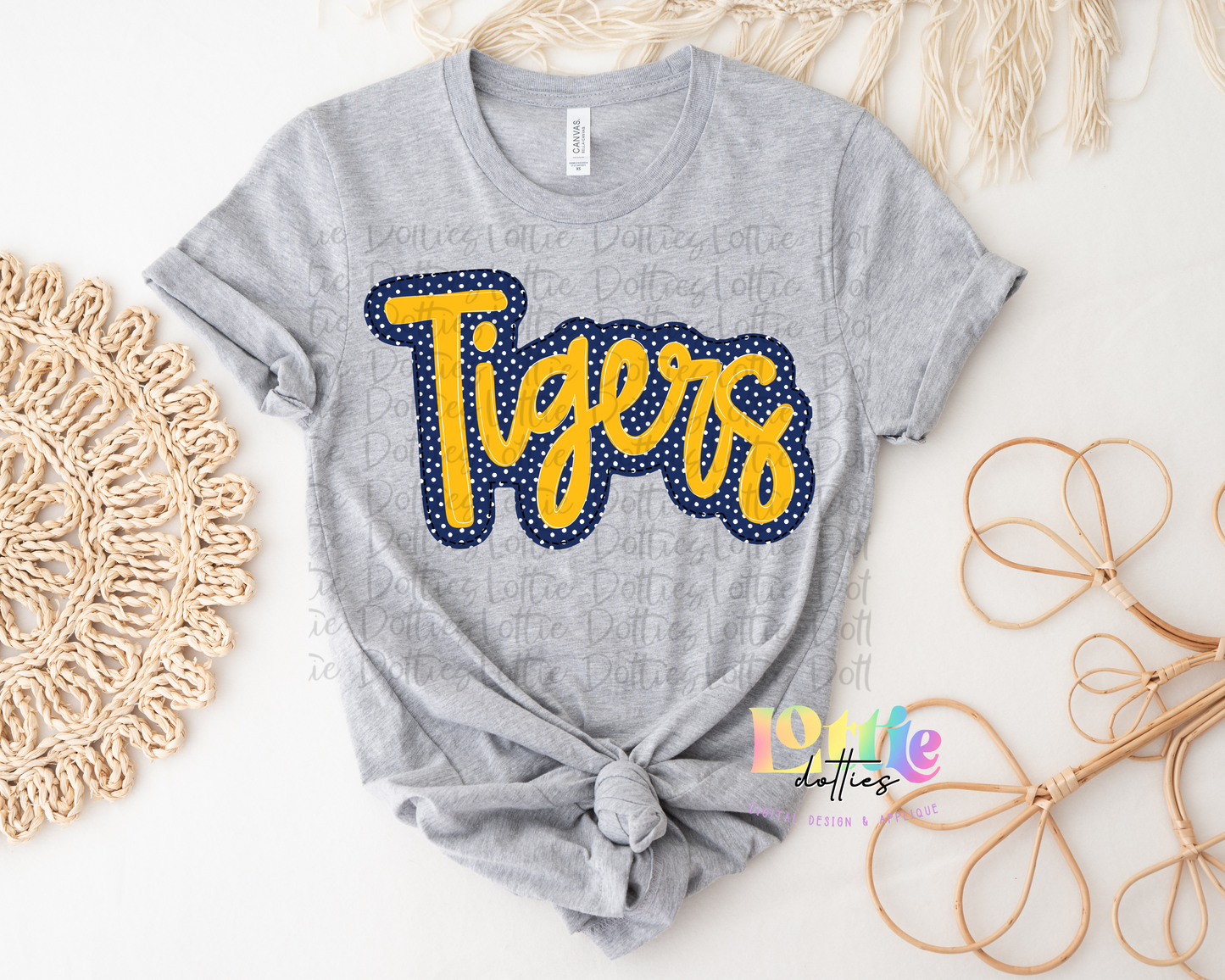 Tigers PNG - Tigers sublimation design - Digital Download - Navy and Gold