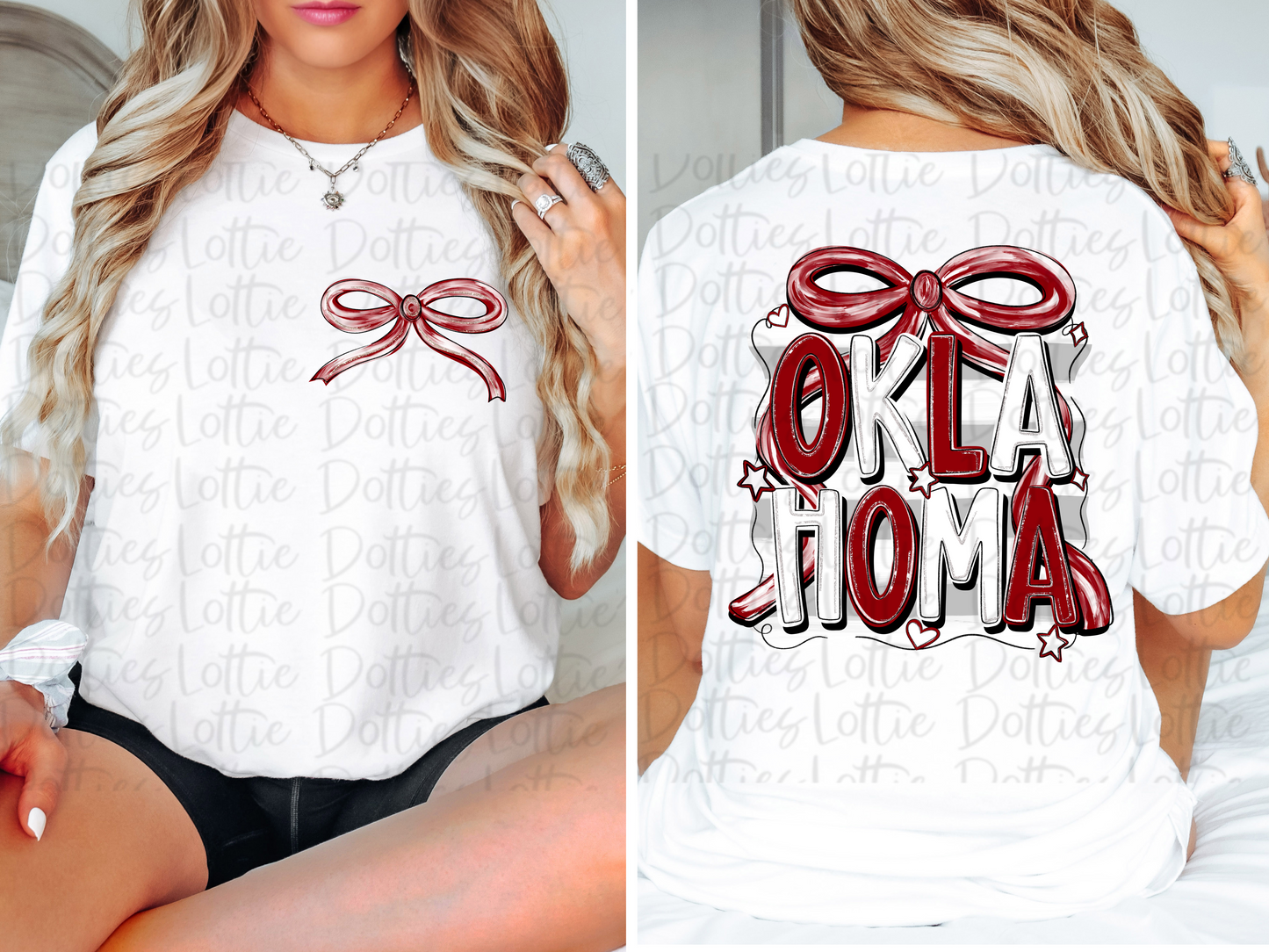 Oklahoma Sooners PNG | coquette Mascot | Bow Design | Digital Download