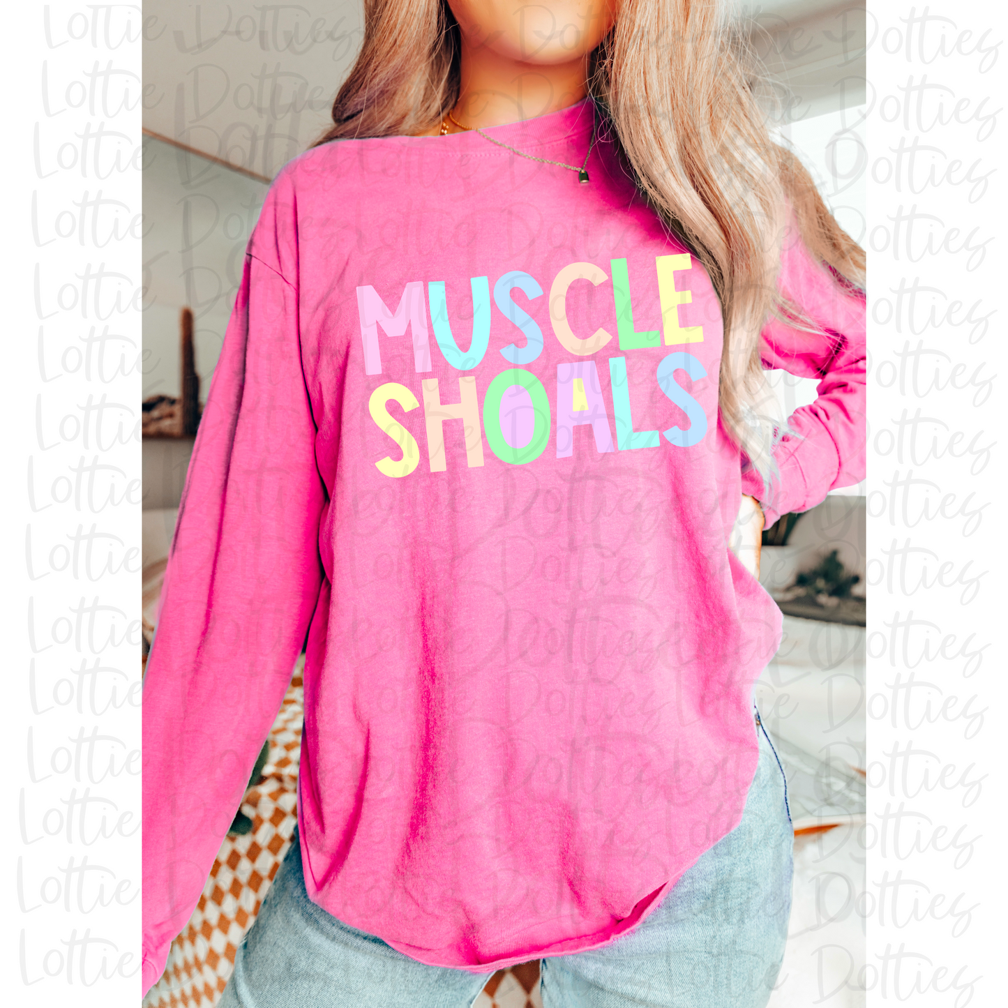 Muscle Shoals PNG - Sublimation design - Digital Download - Pastel
