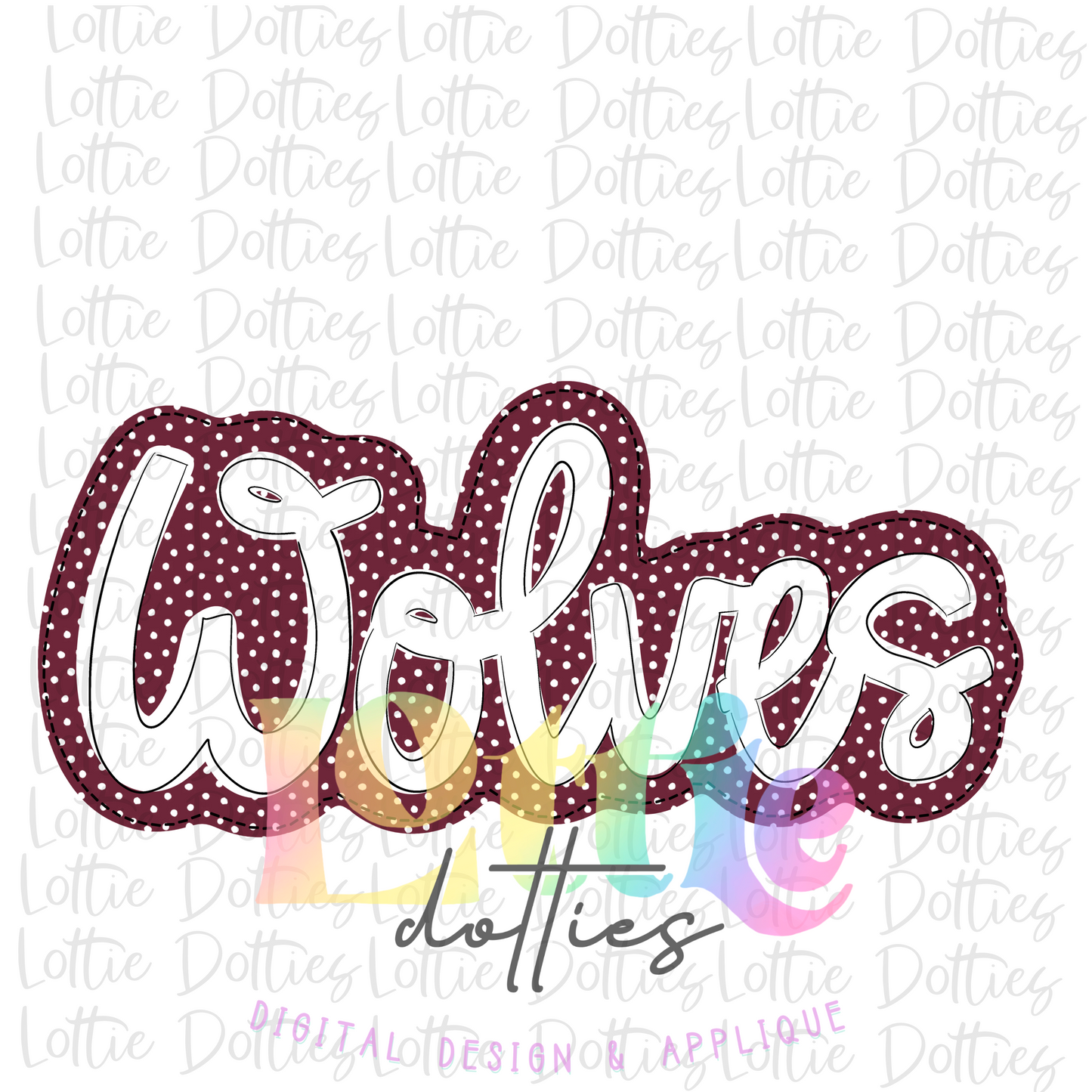 Wolves PNG - Instant Download - Digital Download - Sublimation Design - Maroon and White