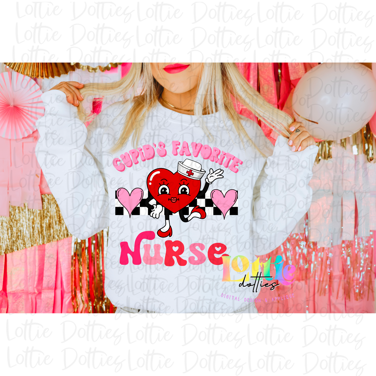 Cupid’s Favorite Nurse PNG - Digital Download - Valentine Sublimation Design