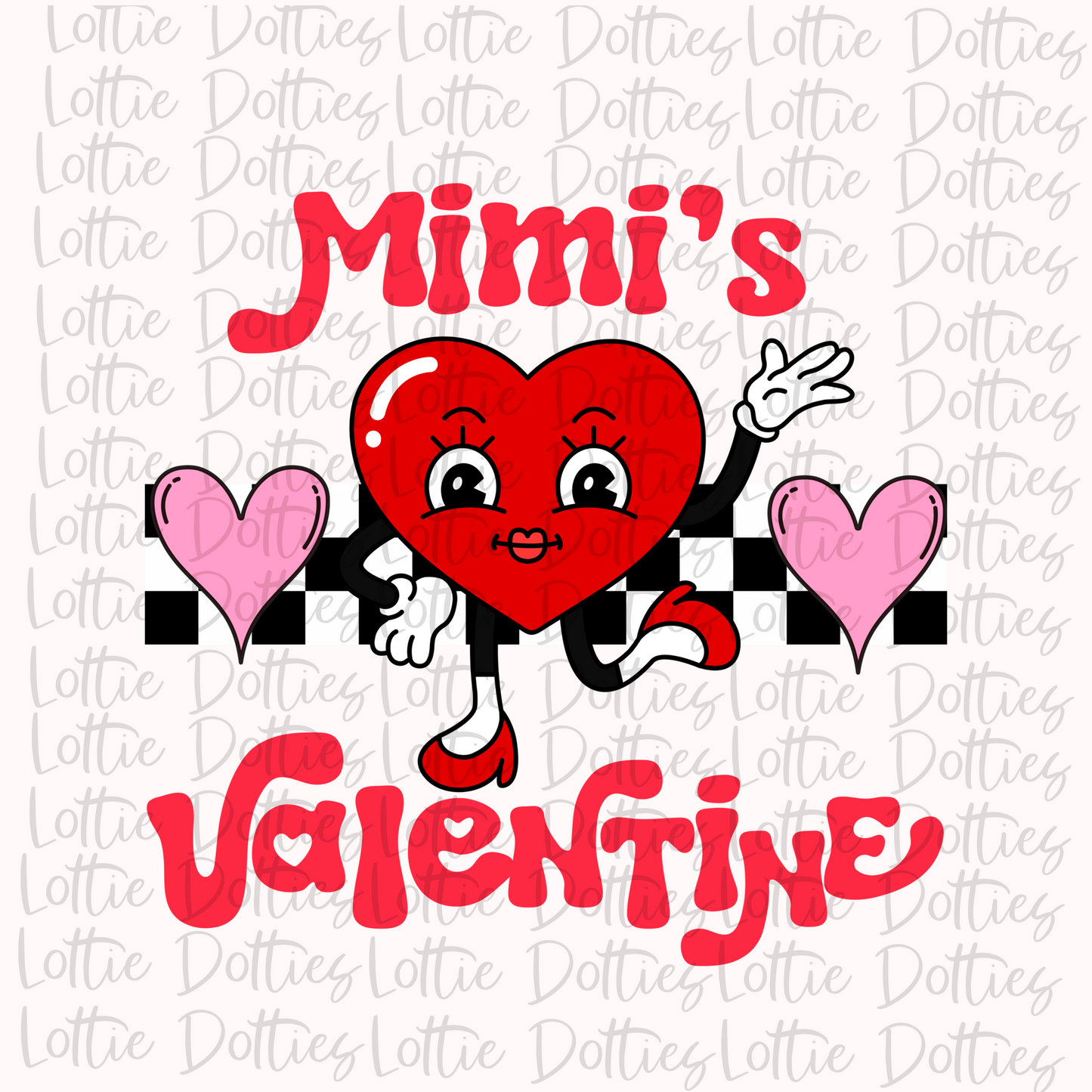 Mimi Valentine Png - Valentine Sublimation - Digital Download