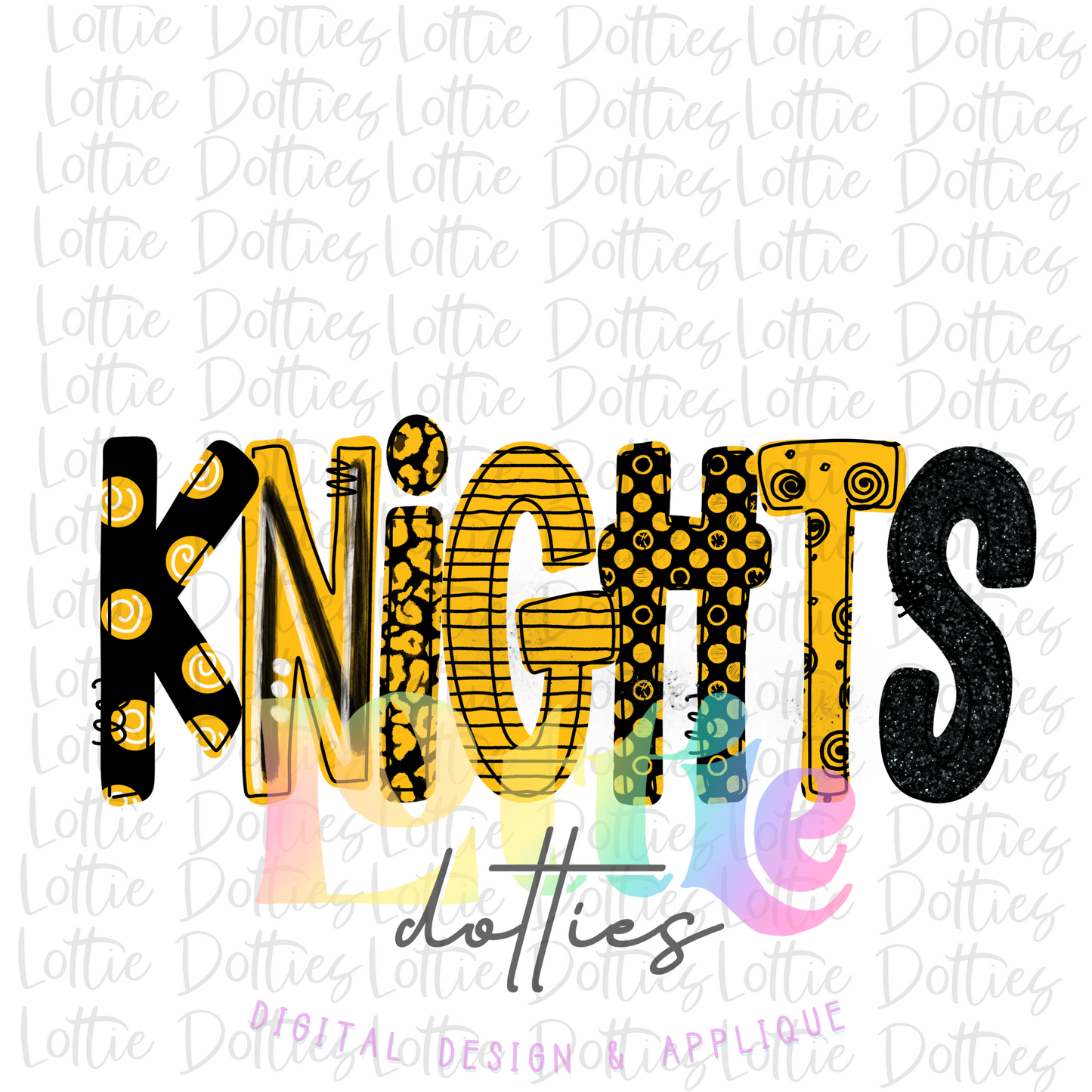 Knights PNG - Knights - sublimation design - Digital Download - Black and Gold