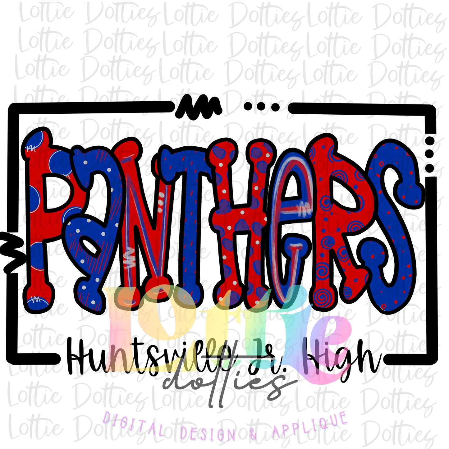 Panthers PNG - Panthers Huntsville Jr. High Sublimation - Digital Download