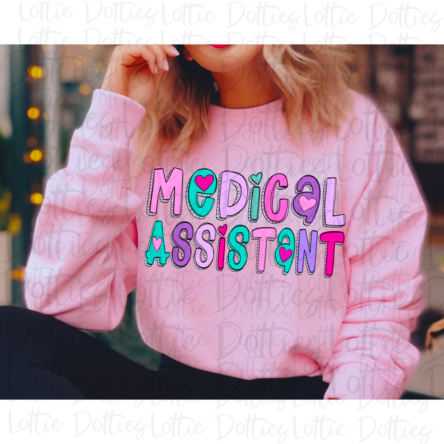 Medical Assistant PNG - Medical Sublimation - Digital Download