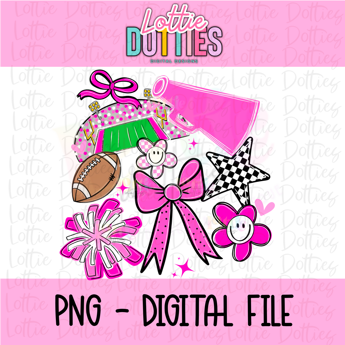 Pink out PNG | Pink Football design | Digital Download