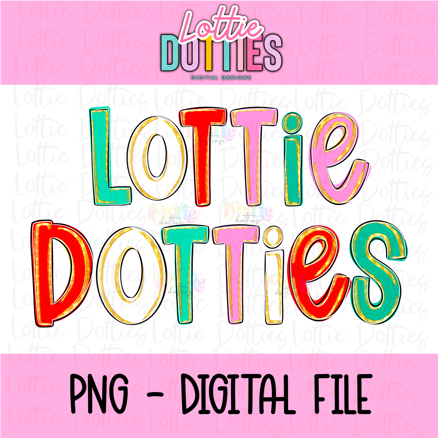 Christmas Alpha Pack - Alphabet Clipart - Instant Download - Merry Everything - Gold