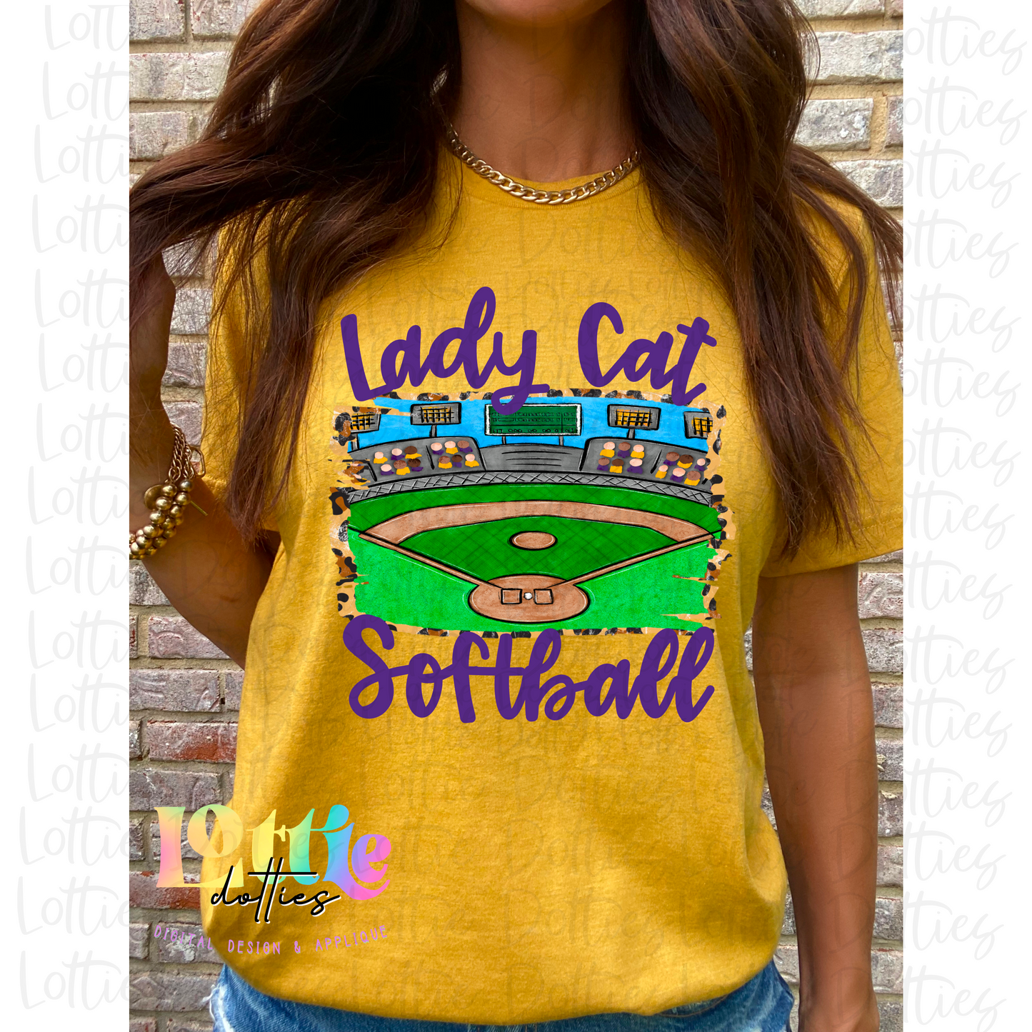 Lady Cats Softball PNG - Ladycats Sublimation - Mascots