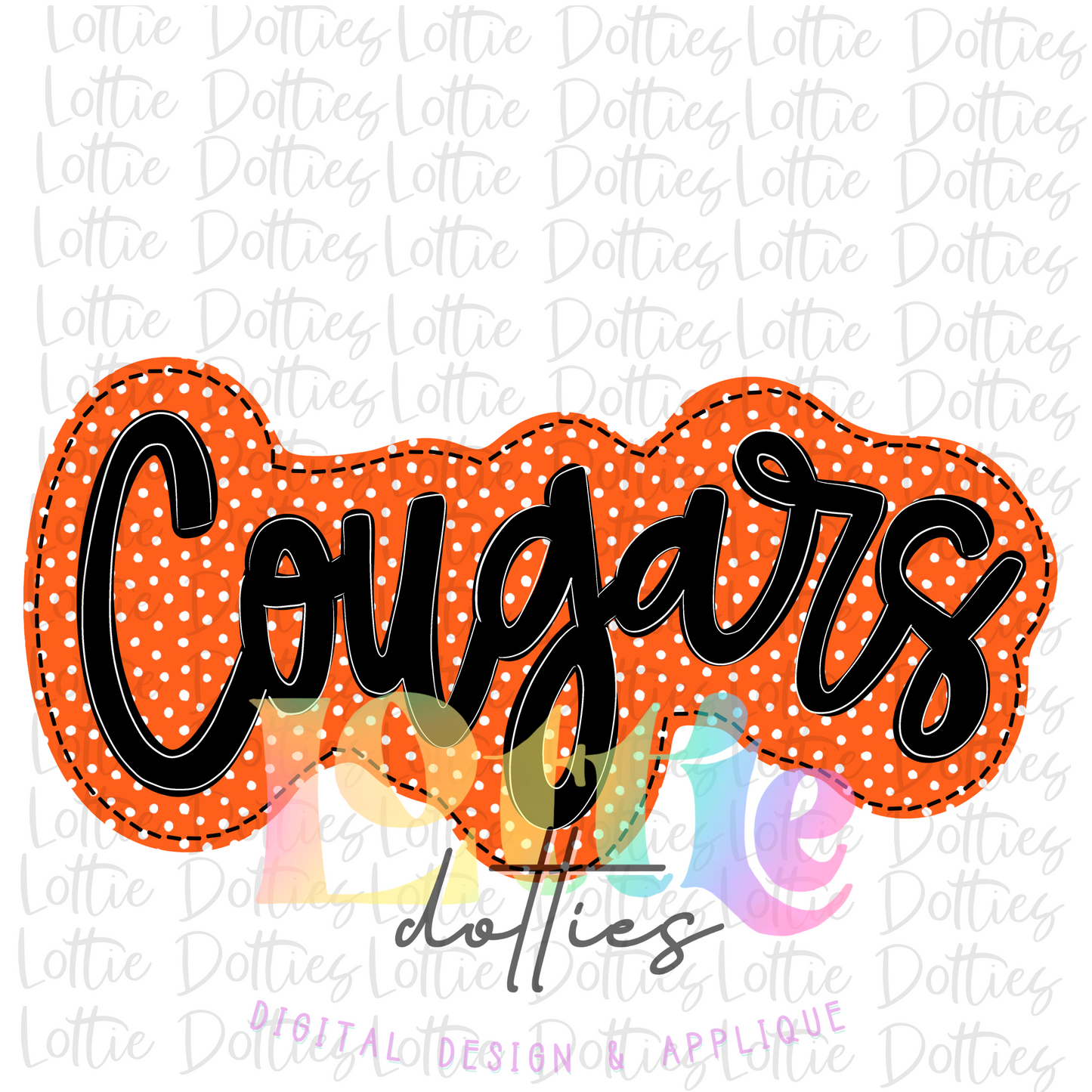 Cougars Png - Cougars Sublimation - Digital Download - Orange and Black