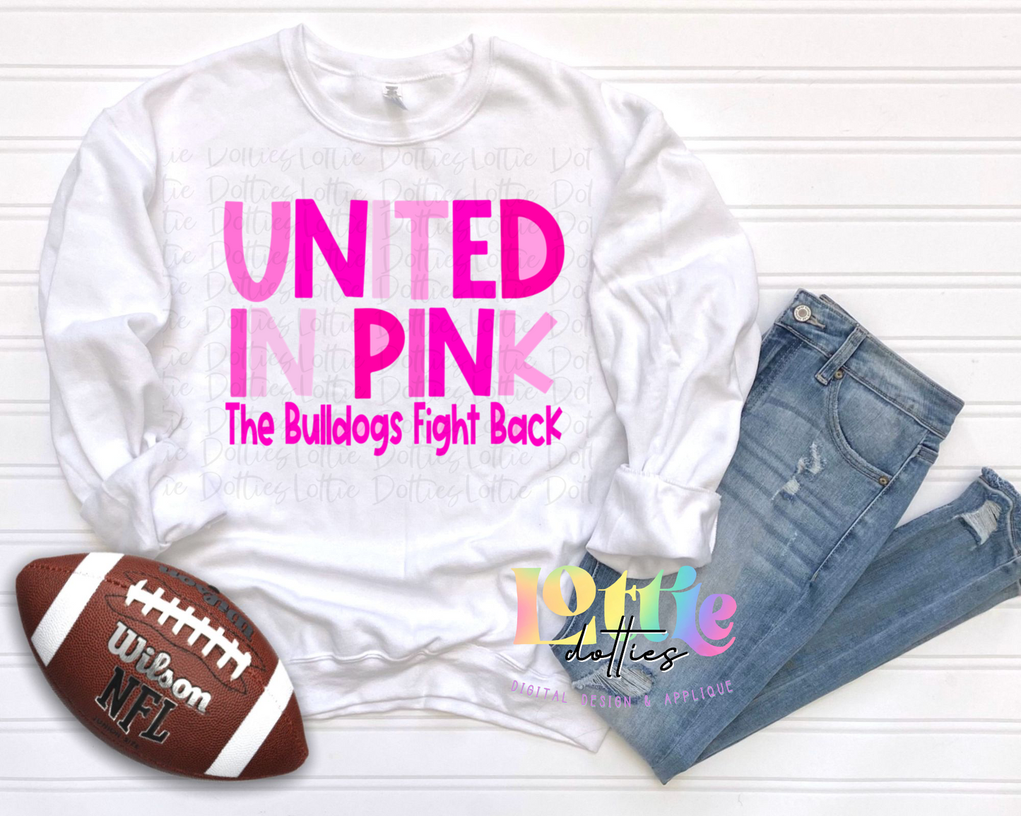 Bulldogs Pink Bundle PNG - Bulldogs Bundle design - Digital Download