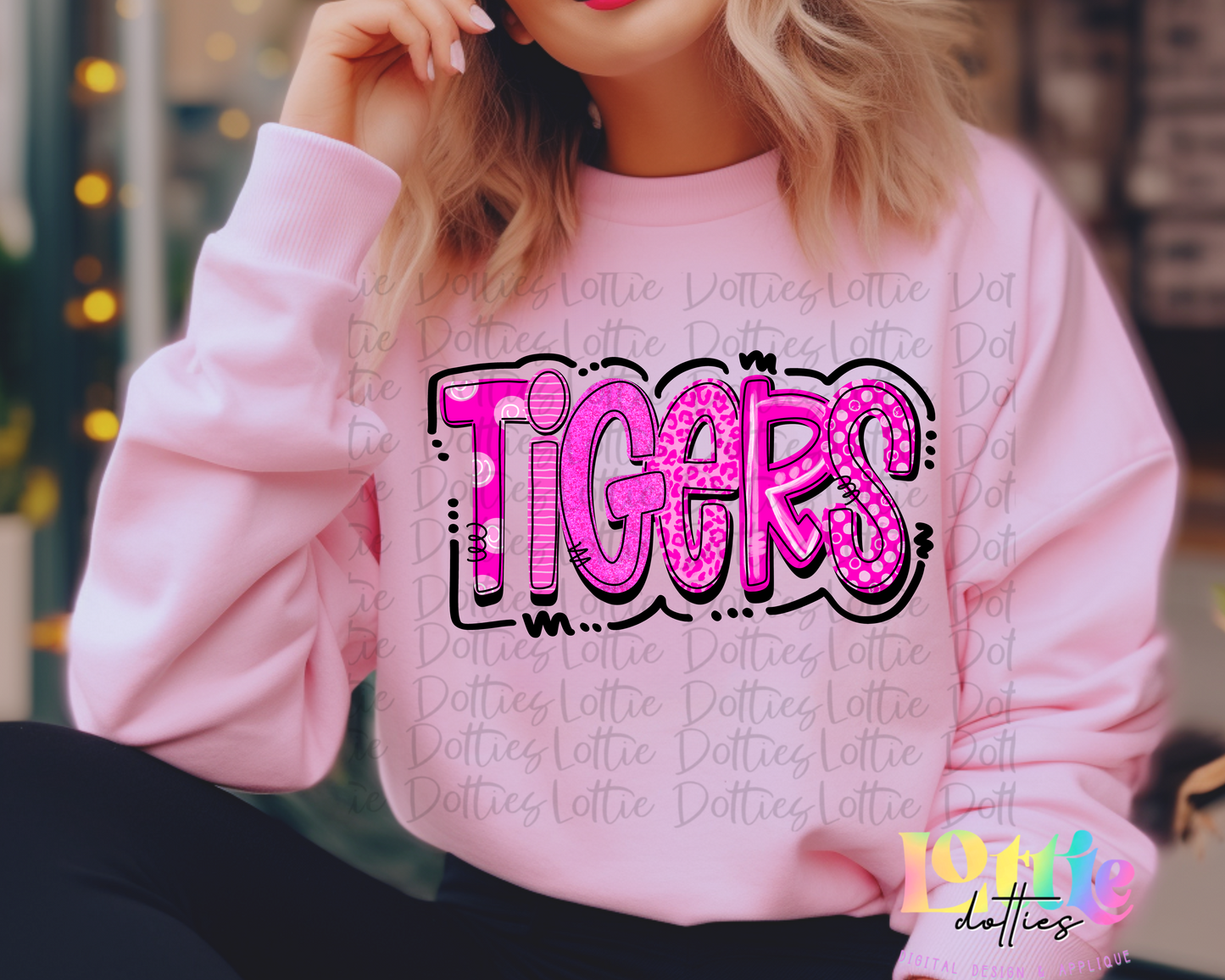 Tigers Pink Bundle PNG - Tigers Bundle design - Digital Download