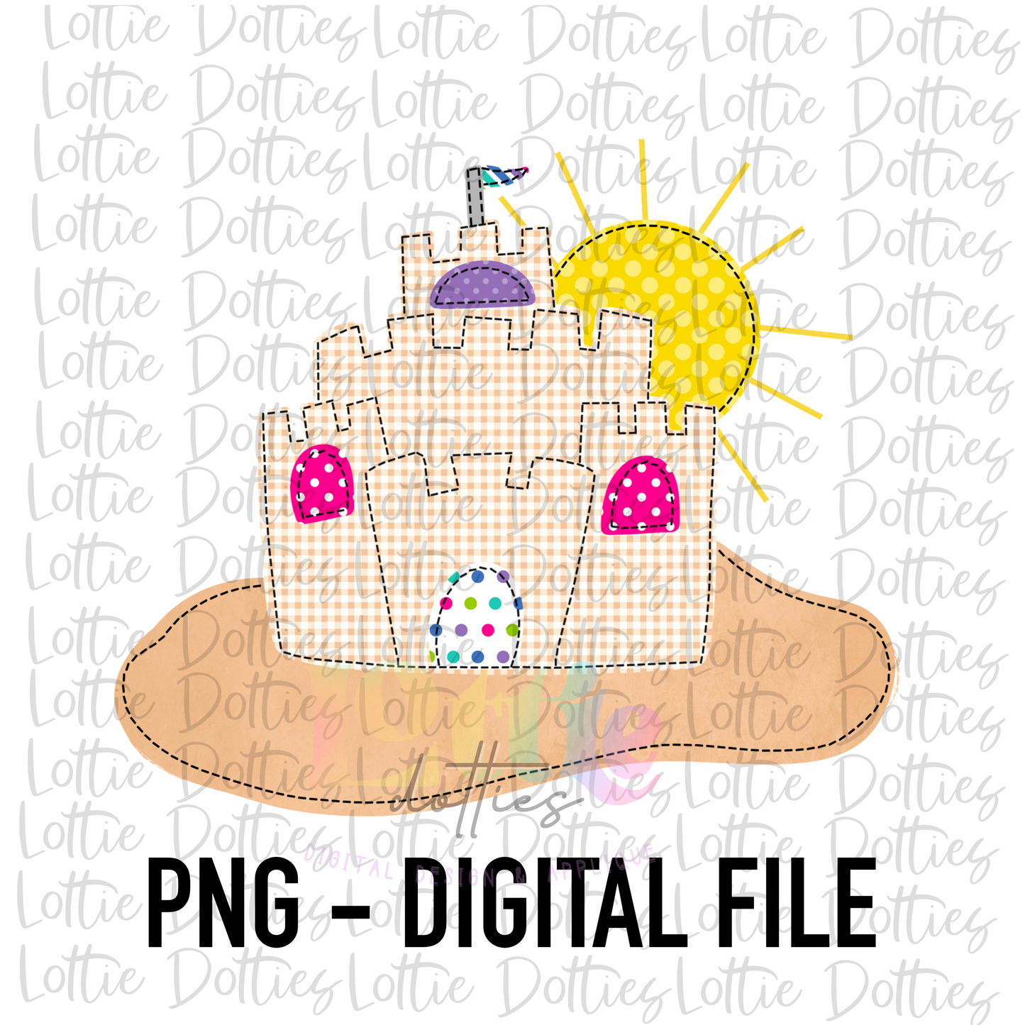 Sand Castle Png - Sand Castle Sublimation - Sand Castle Design - Digital Download