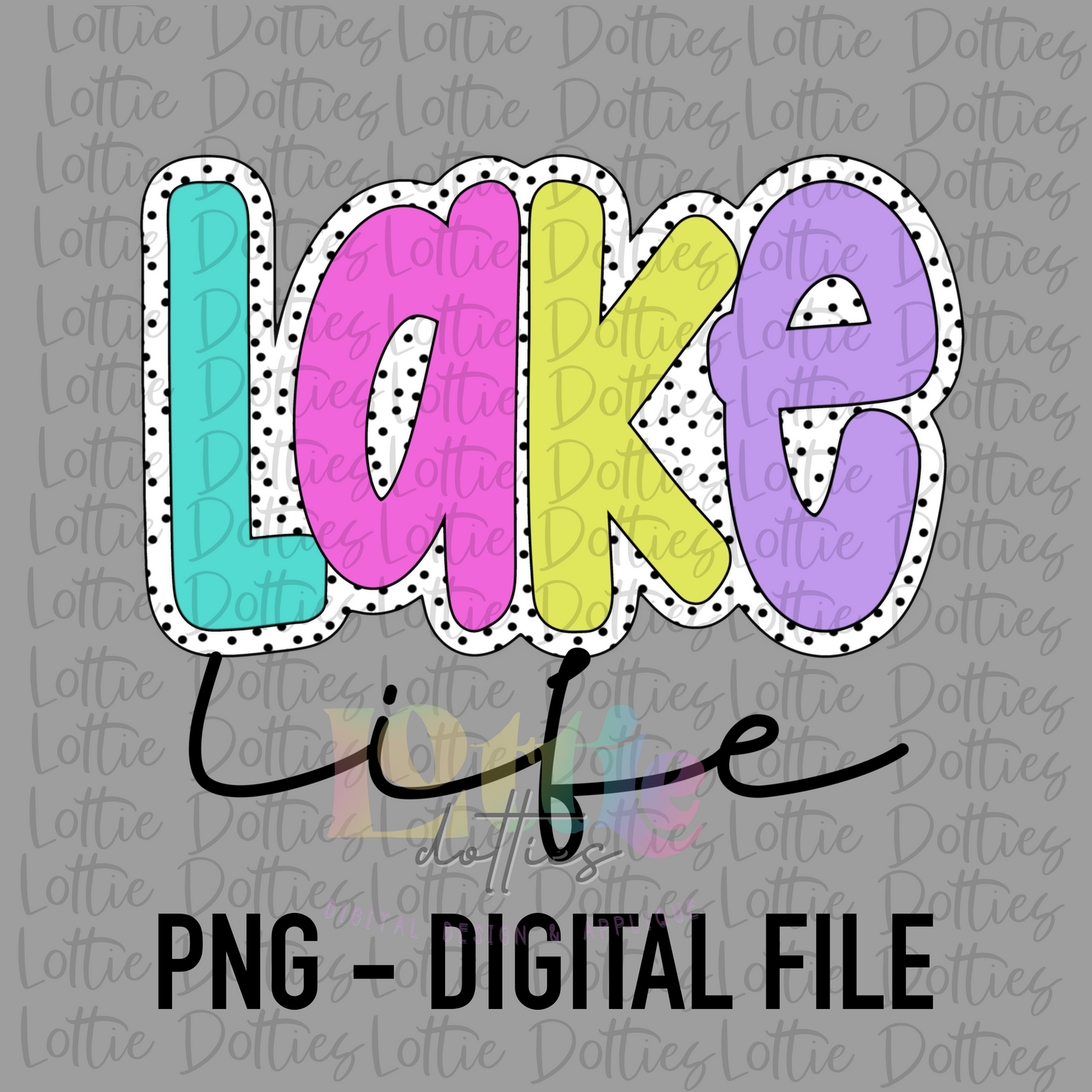 Lake life - sublimation design - Digital Download