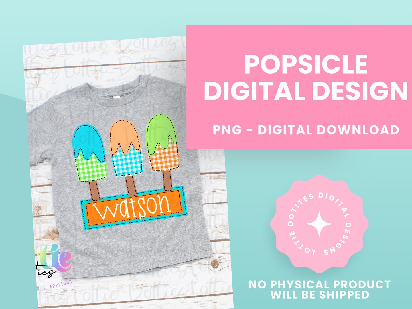Popsicle Trio PNG - Popsicle Sublimation - Digital Download