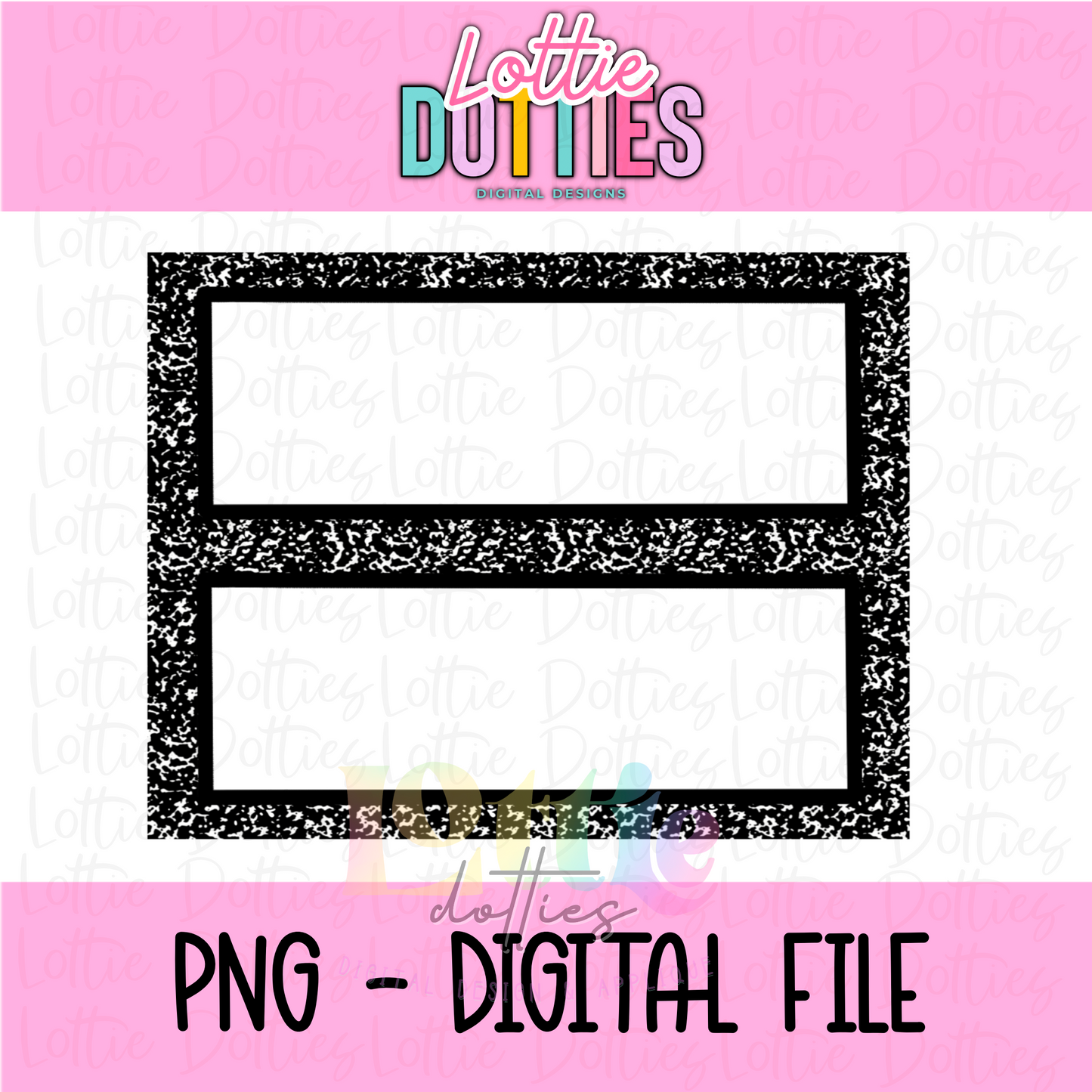 Notebook Topper PNG - sublimation - Digital Download