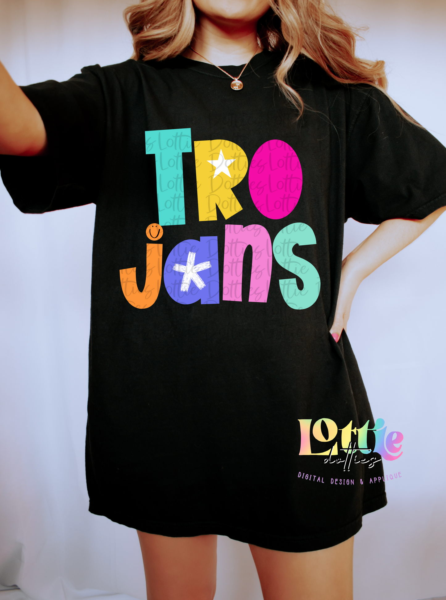 Trojans - PNG - sublimation design - Digital Download - Bright Mascot Design