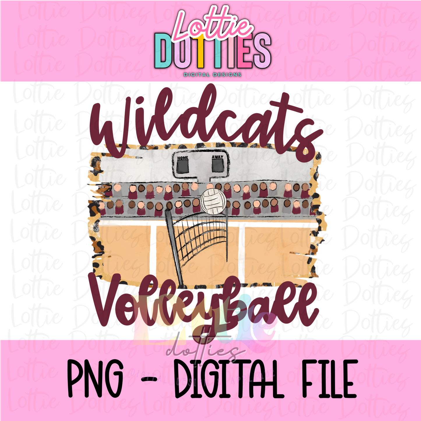 Wildcats Volleyball PNG - Wildcats - sublimation design - Digital Download