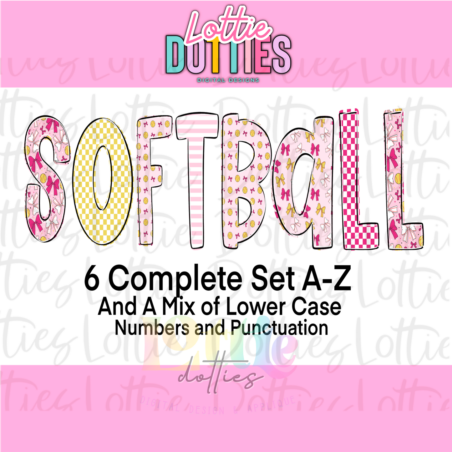 Coquette Softball PNG - Softball Sublimation - Digital Download