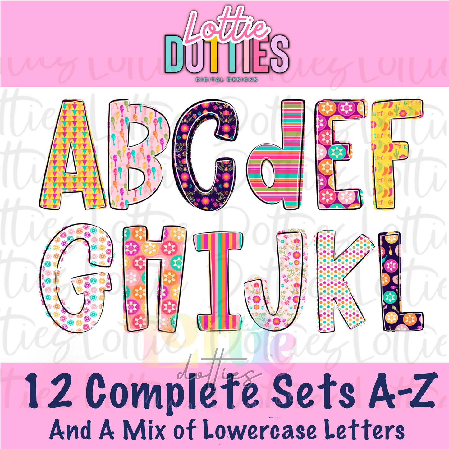 Holy Moly Alpha PNG - Alphabet Sublimation - Digital Download