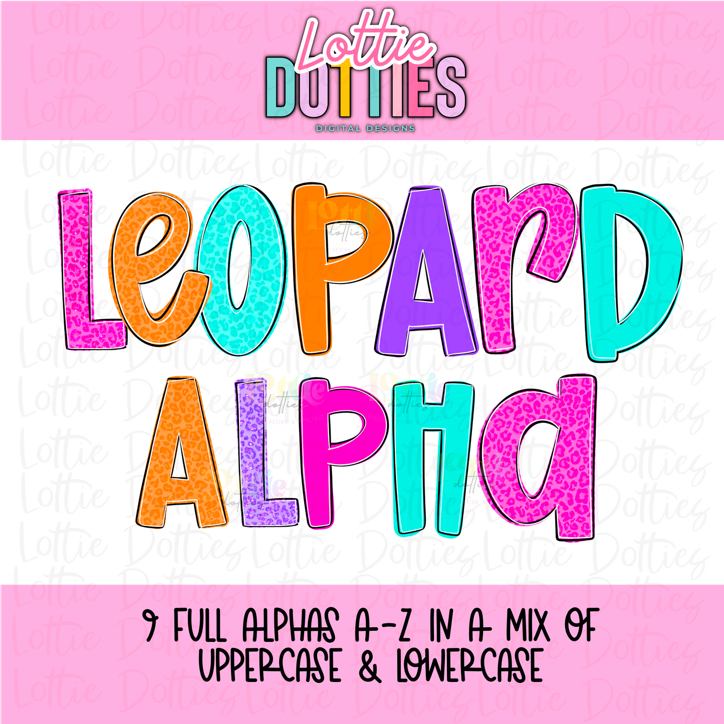 Bright Leopard Alpha Png - Bright Alpha Pack - Digital Download